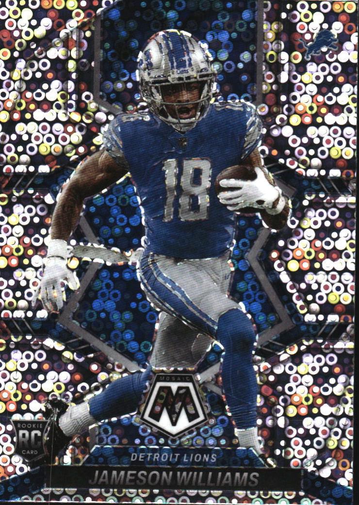 2022 Panini Mosaic Football No Huddle Jameson Williams #316 PSA 10