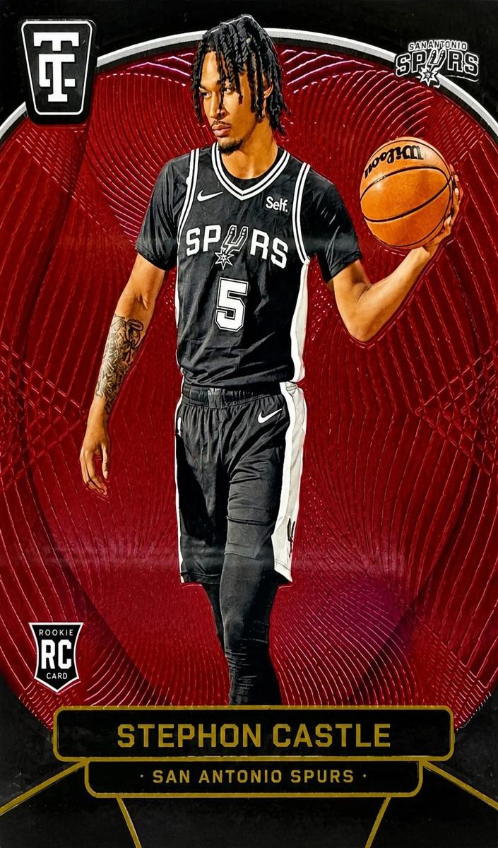 2024 Panini Totally Certified Basketball Mirror Pink Stephon Castle #167