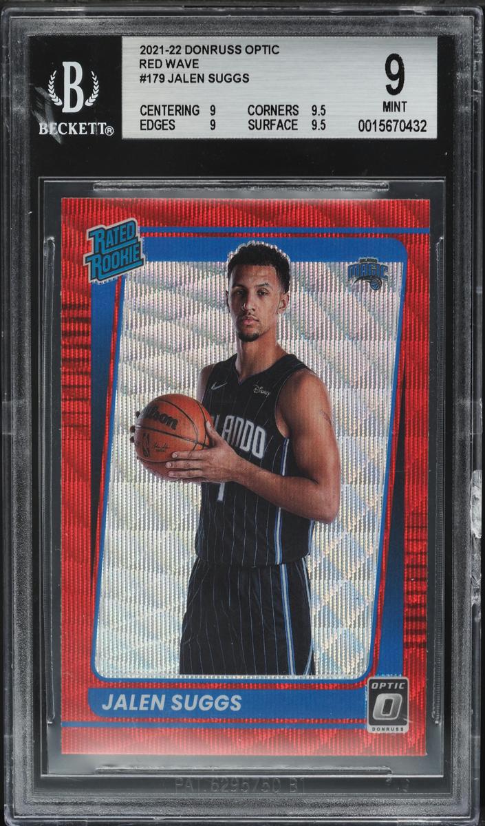 2021 Donruss Optic Basketball Red Wave Jalen Suggs #179