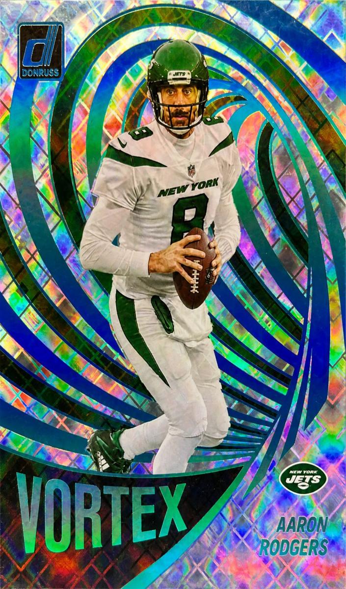 2023 Panini Donruss Football Cosmic Aaron Rodgers #VOR-8