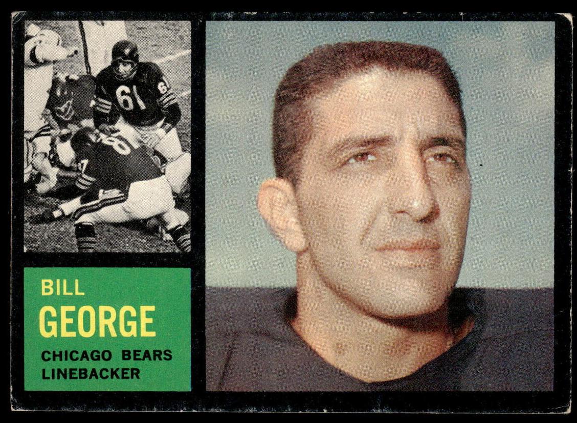 1962 Topps Football Bill George #22