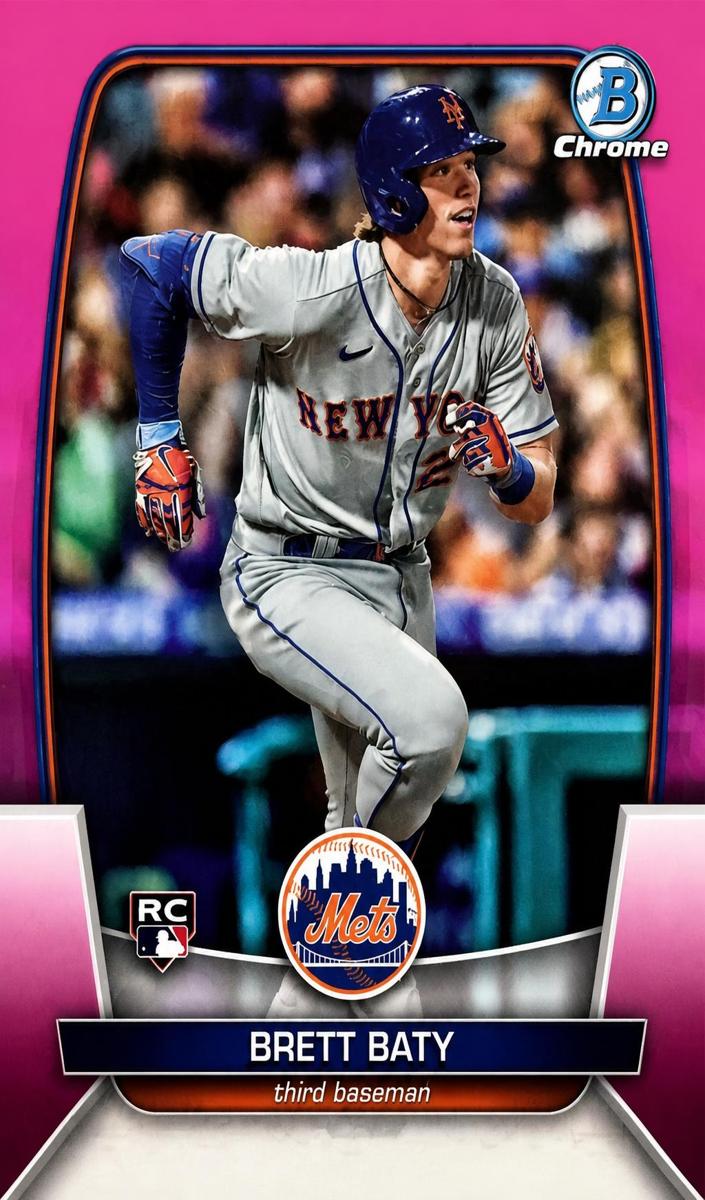 2023 Bowman Chrome Baseball Refractor Brett Baty #15