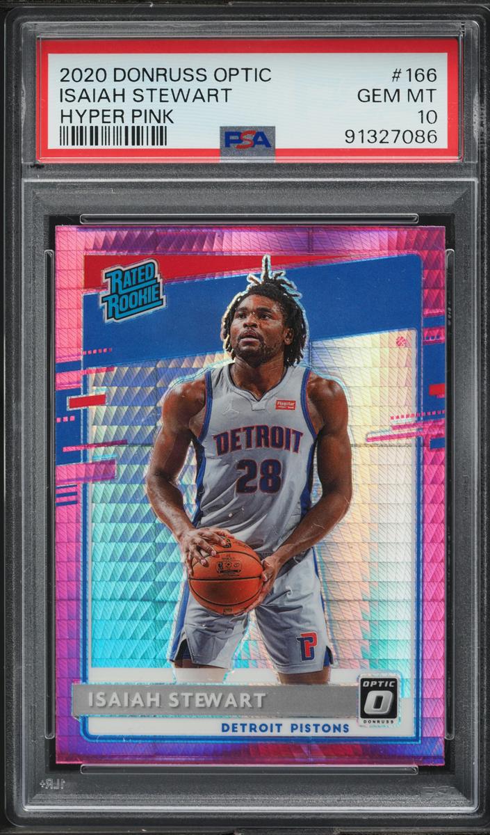 2020 Donruss Optic Basketball Hyper Pink Isaiah Stewart #166