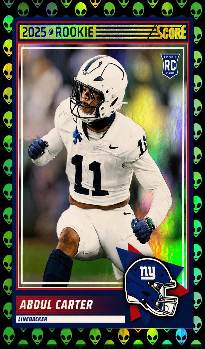 2025 Panini Score Football Extraterrestrial Abdul Carter #16