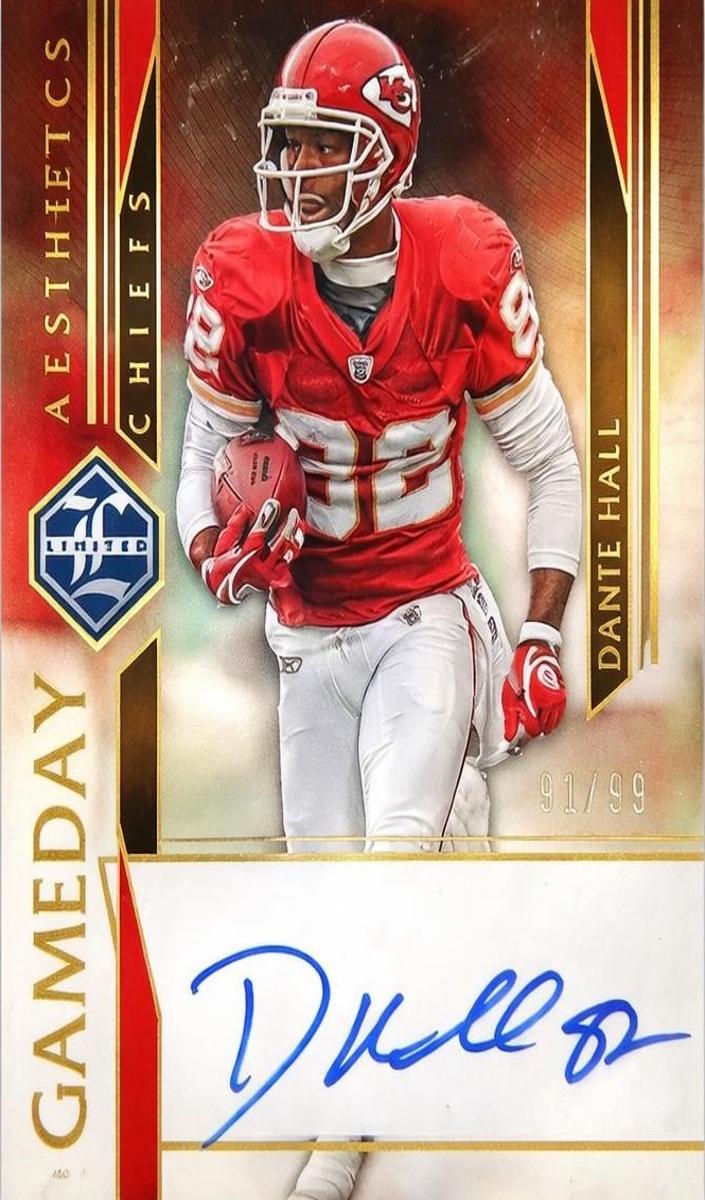 2023 Panini Limited Football Dante Hall #GDA-DHA