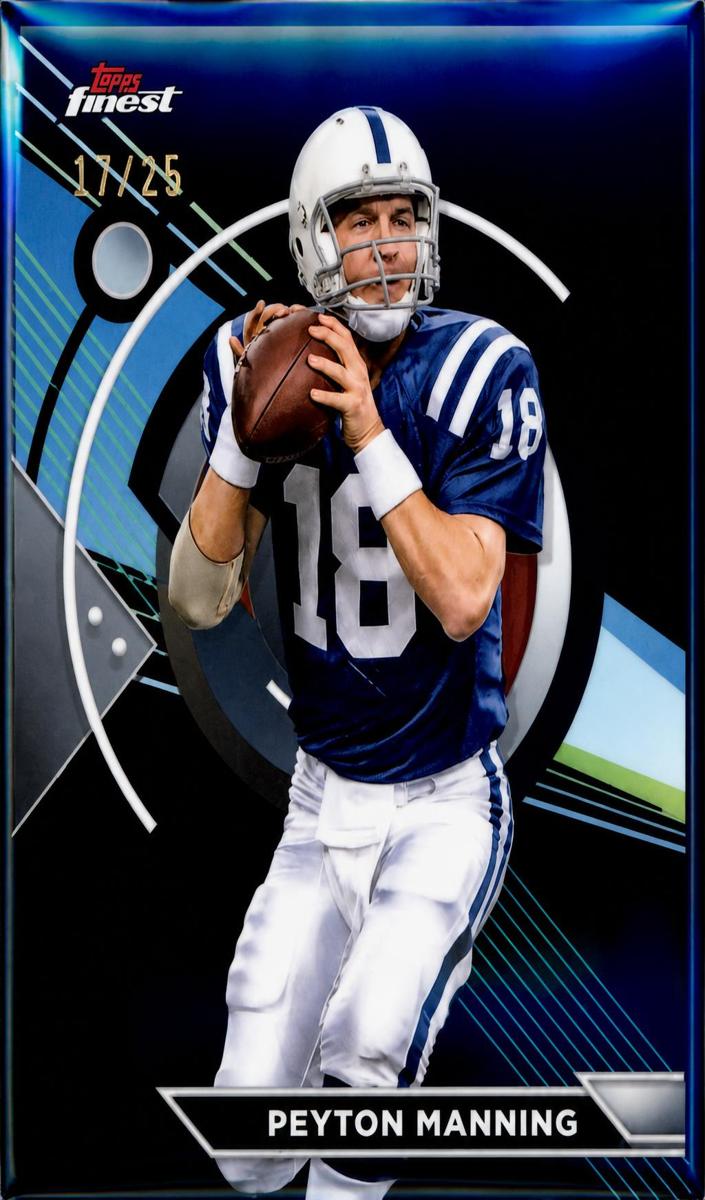 2023 Topps Composite Football Black Refractor Peyton Manning #196
