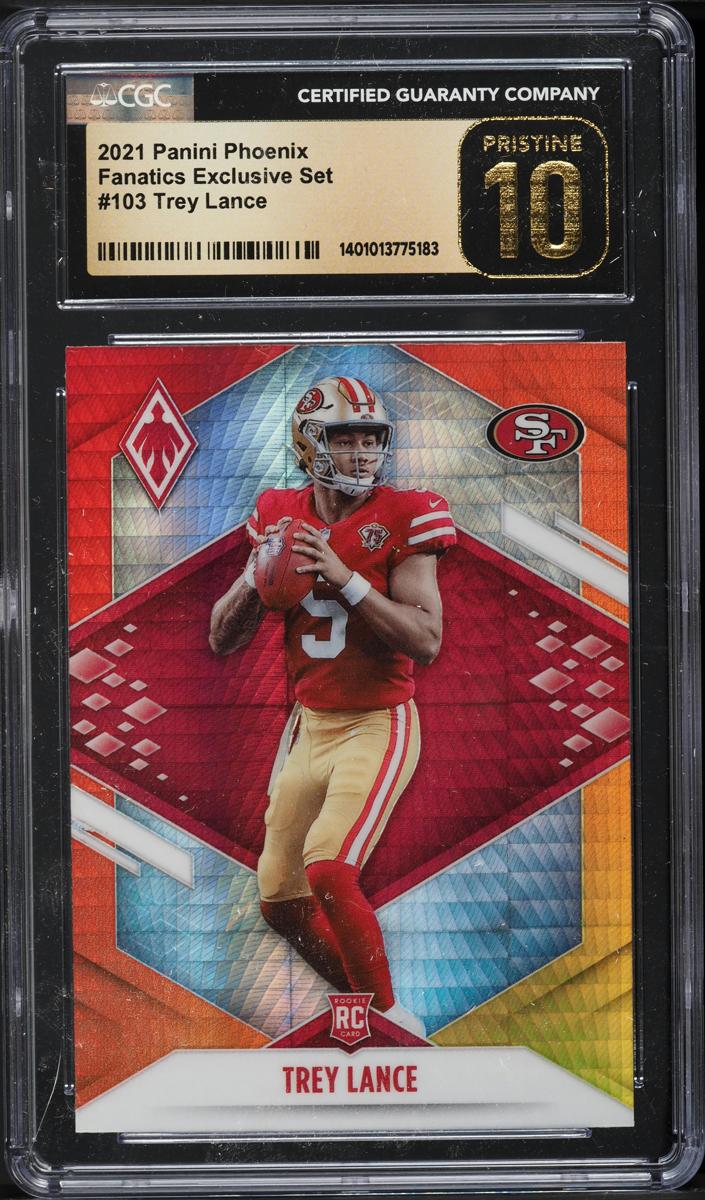 2021 Panini Phoenix Football Trey Lance #103