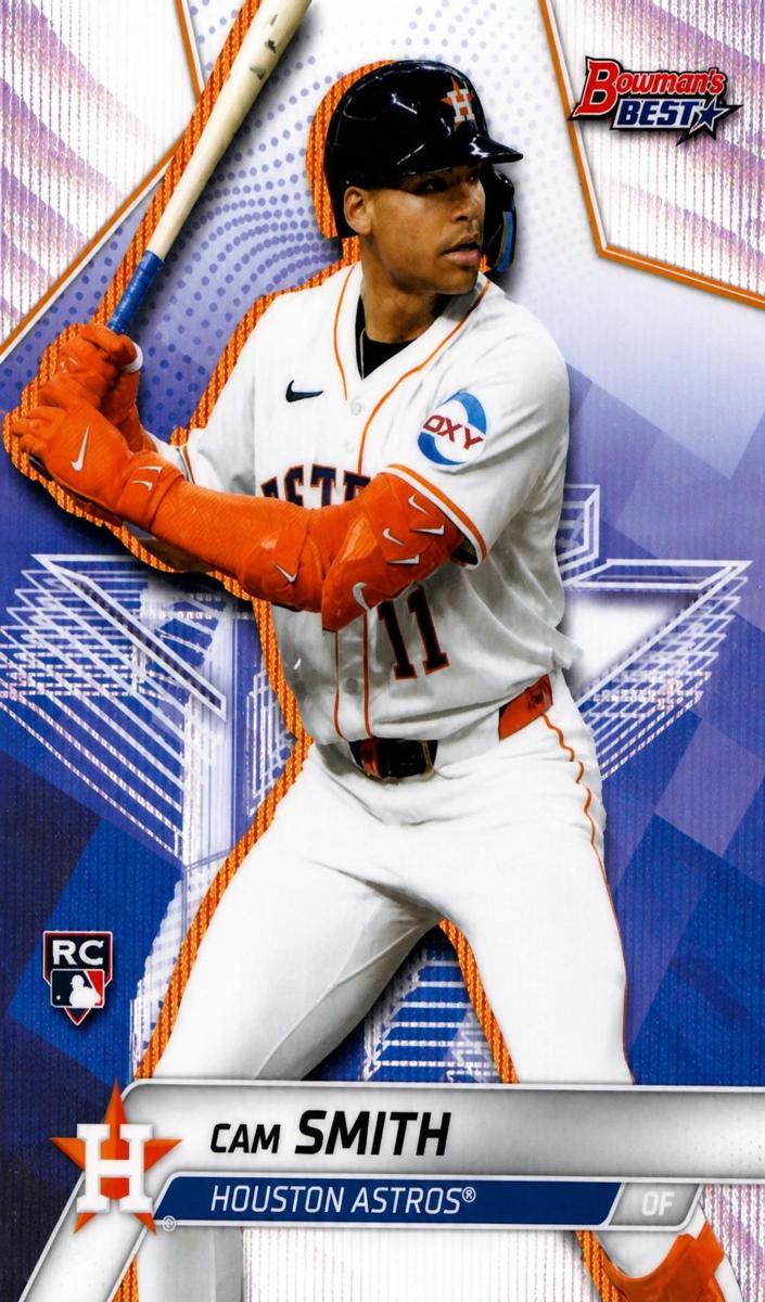 2025 Bowman's Best Baseball Wave Refractor Cam Smith #29