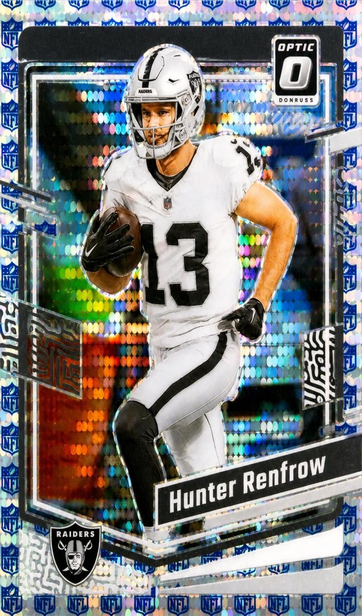2023 Donruss Optic Football Shield Hunter Renfrow #97 PSA 9