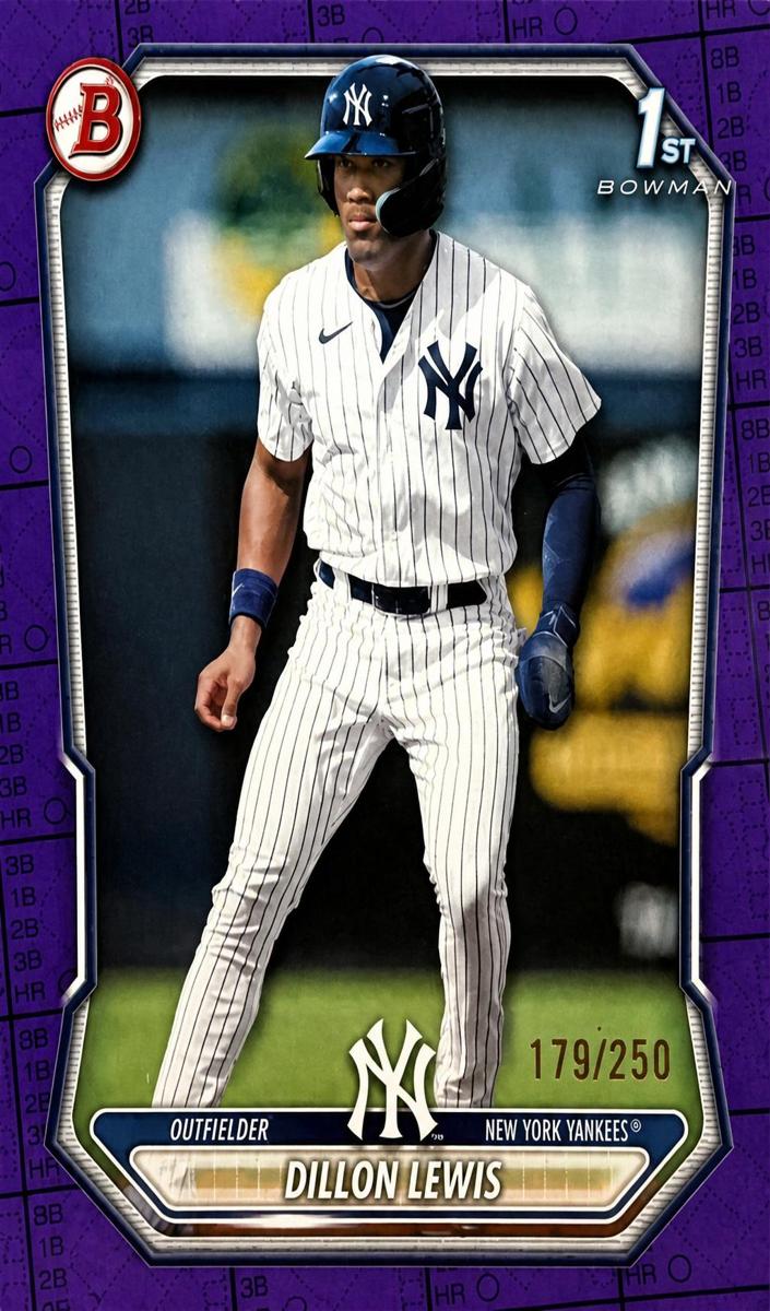 2026 Bowman Baseball Purple Pattern Dillon Lewis #BP-148