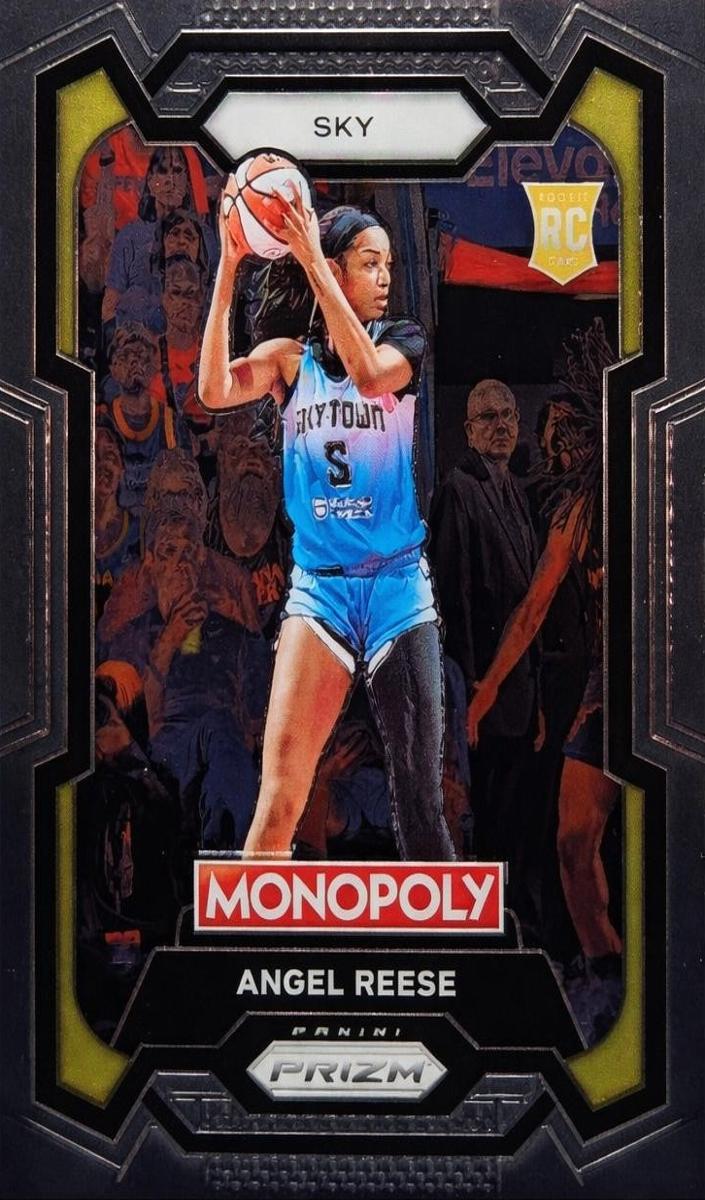 2024 Panini Prizm Monopoly WNBA Basketball Angel Reese #68 PSA 9