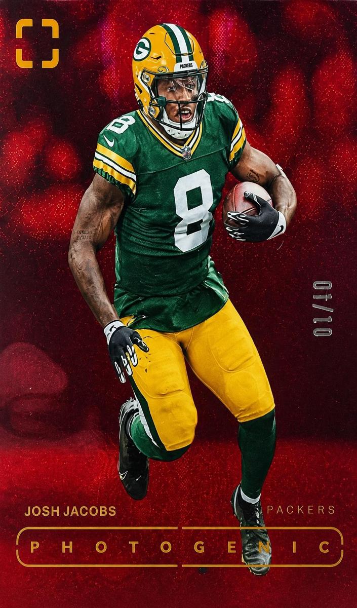 2024 Panini PhotoGenic Football Red Josh Jacobs #117
