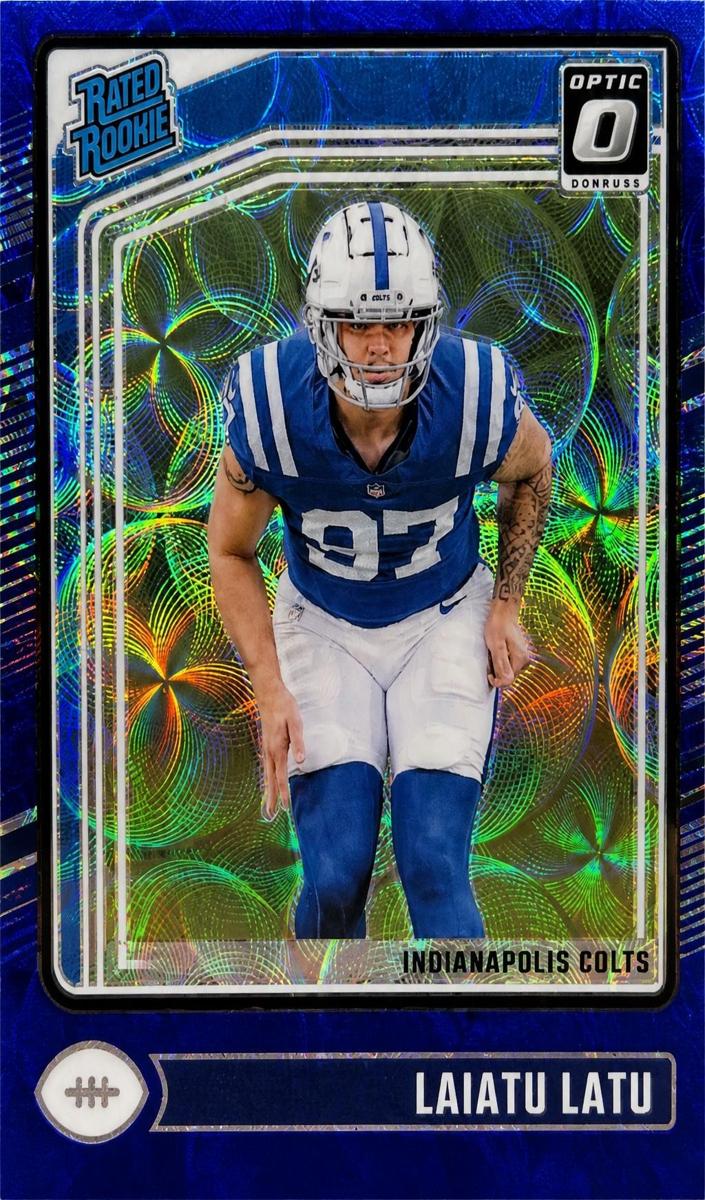 2024 Donruss Optic Football Blue Scope Laiatu Latu #267