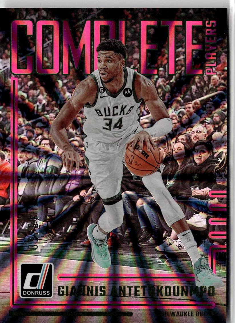 2023 Panini Donruss Basketball Holo Pink Laser Giannis Antetokounmpo #2