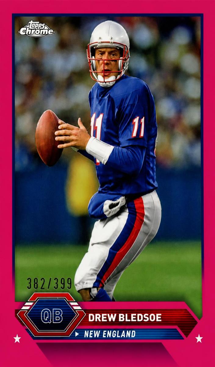 2023 Topps Composite Football Pink Refractor Drew Bledsoe #22