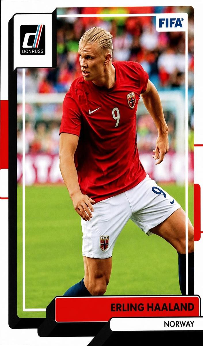 2022 Panini Donruss Soccer Erling Haaland #84 PSA 10