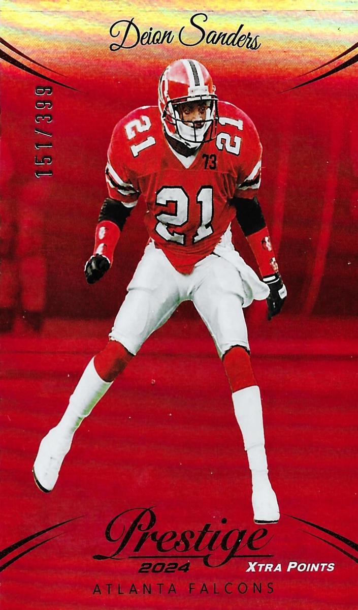 2024 Panini Prestige Football Red Premium Xtra Points Deion Sanders #19