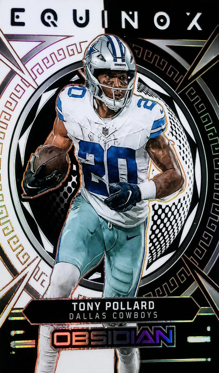 2023 Panini Obsidian Football Electric Etch Orange Tony Pollard #7