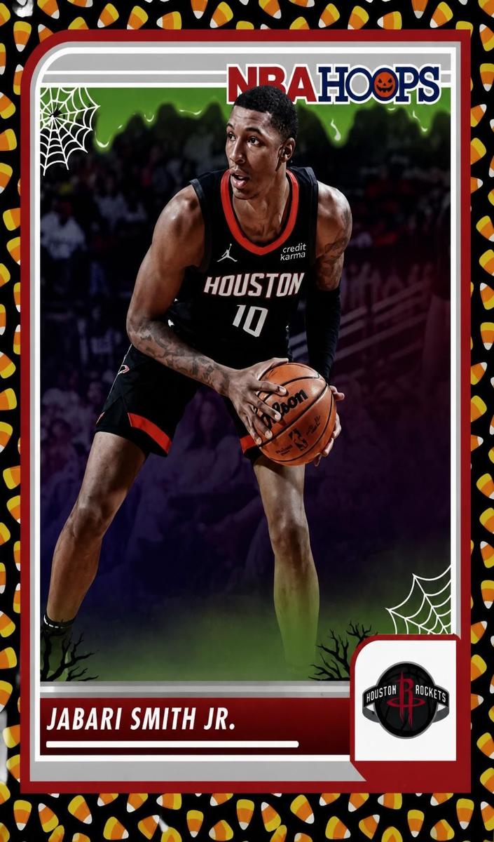 2023 Panini Haunted Hoops Basketball Holo Candy Jabari Smith Jr. #71
