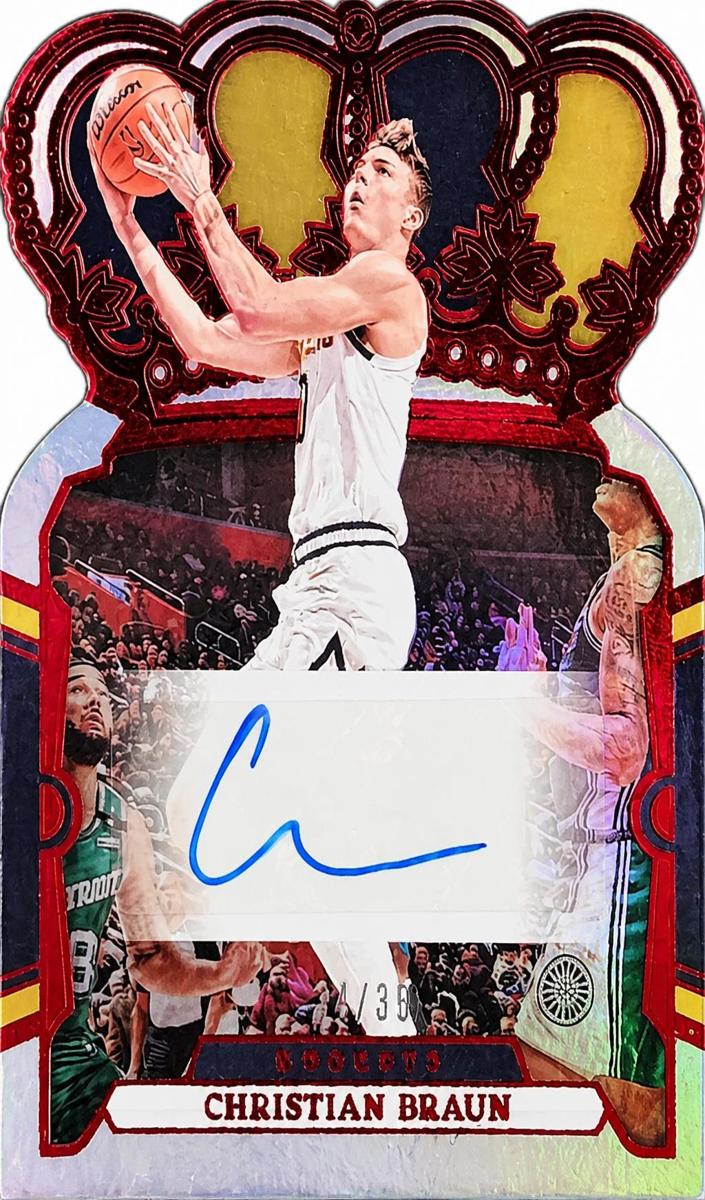 2023 Panini Crown Royale Basketball Red Christian Braun #CA-CHR
