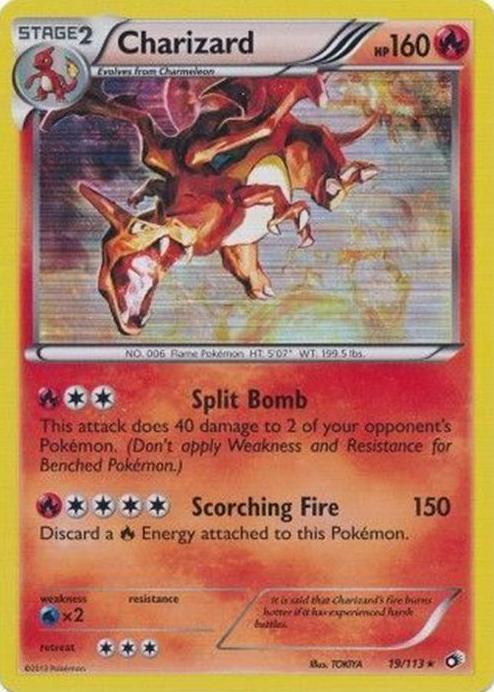 2013 Pokemon Black & White Legendary Treasures Charizard #19 PSA 9