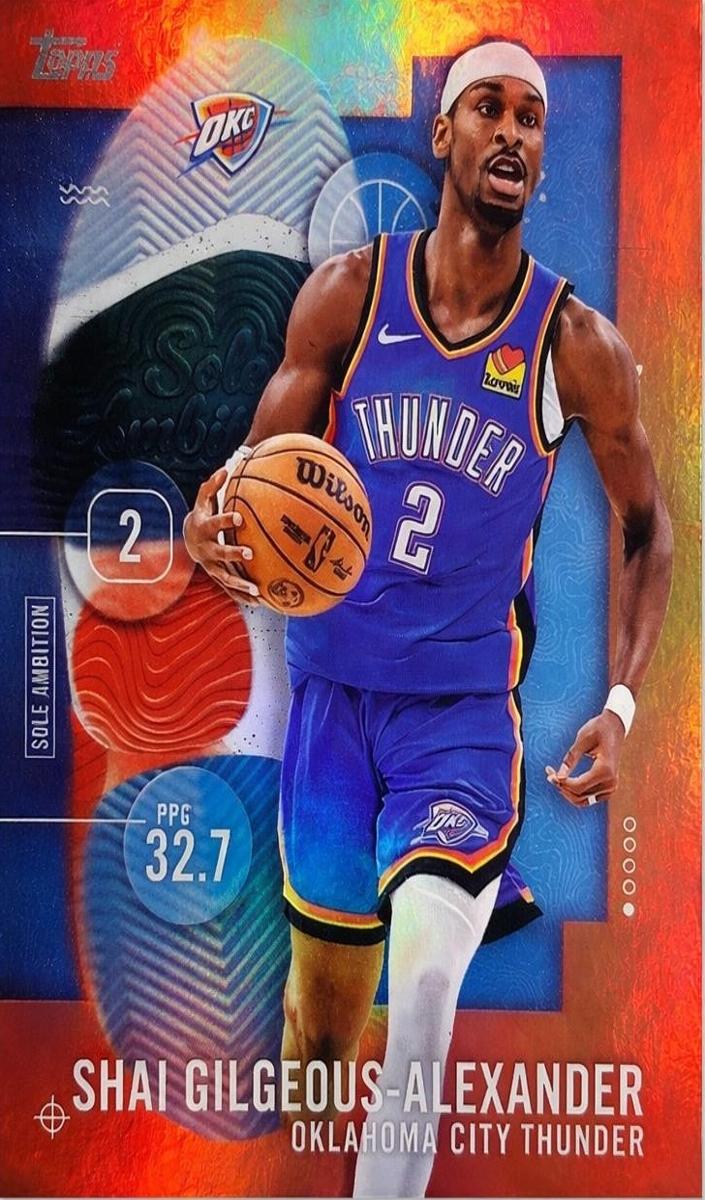 2025 Topps Basketball Shai Gilgeous-Alexander #SA-9 PSA 9