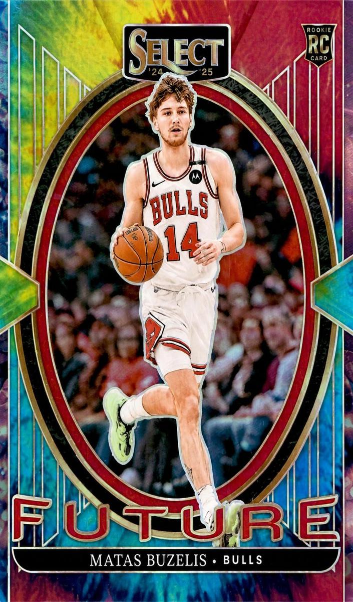 2024 Panini Select Basketball Tie-Dye Matas Buzelis #24