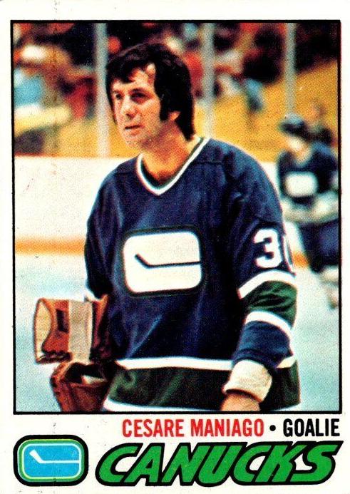 1977 Topps Hockey Cesare Maniago #23