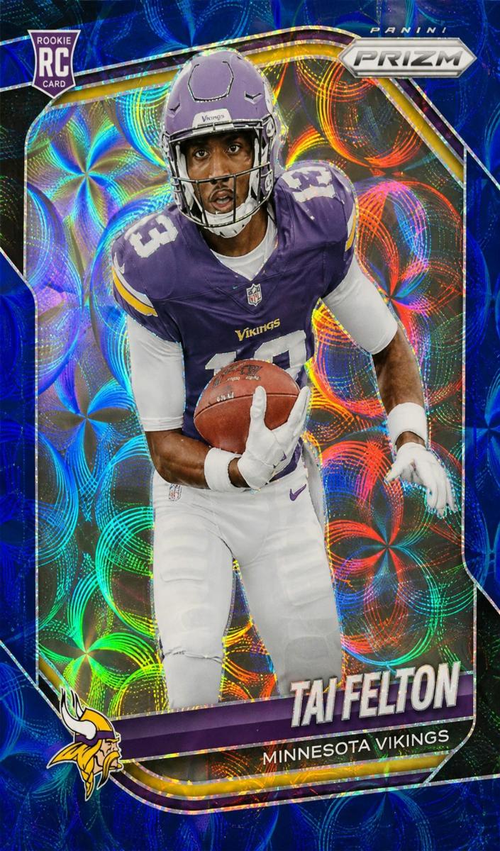 2025 Panini Prizm Football Choice Blue Tai Felton #361