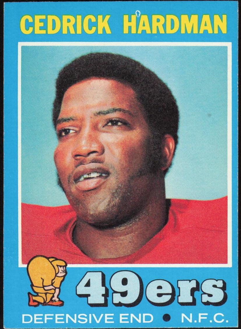 1971 Topps Football Cedrick Hardman #149