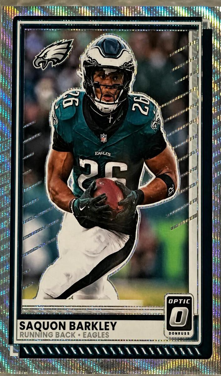 2025 Donruss Optic Football Wave Saquon Barkley #15
