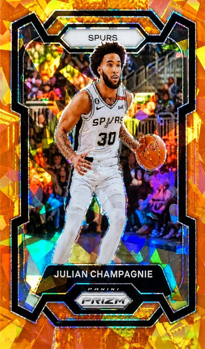 2023 Panini Prizm Basketball Orange Ice Julian Champagnie #124