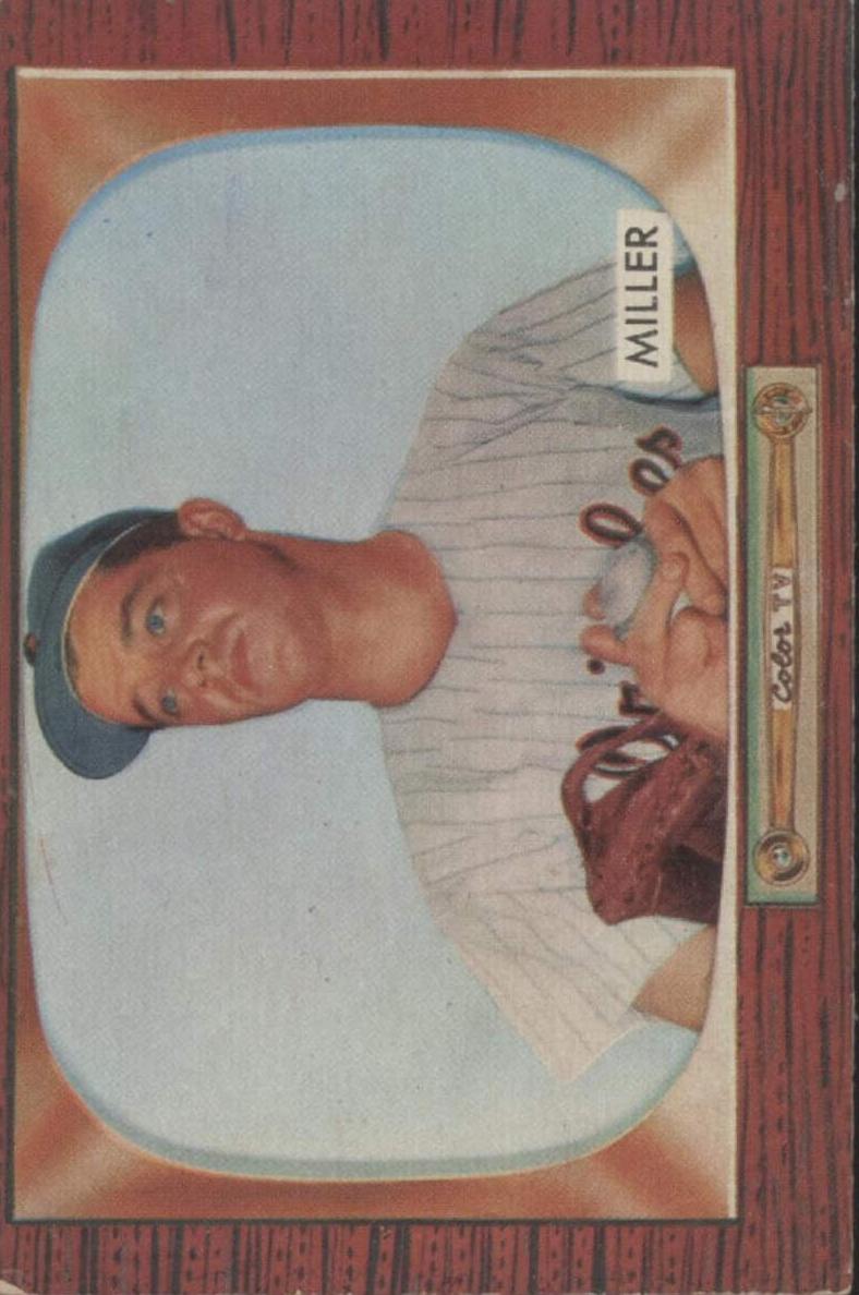 1955 Bowman Baseball Bill Miller #245