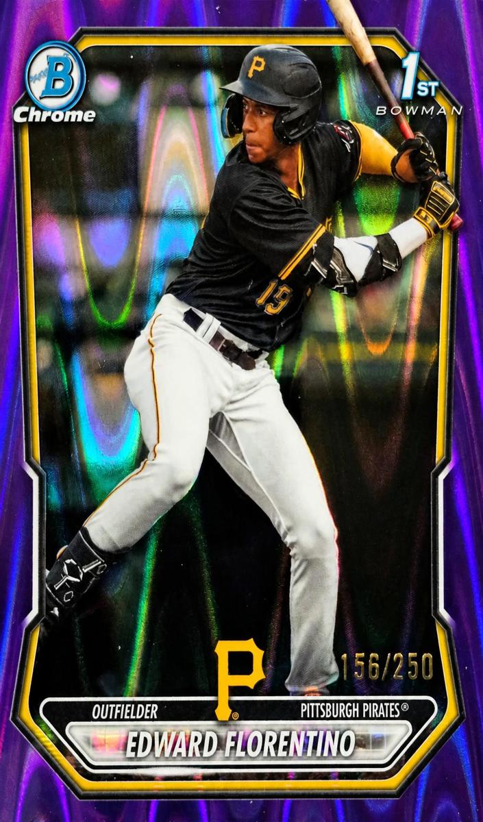 2026 Bowman Baseball Purple RayWave Refractor Edward Florentino #BCP-82