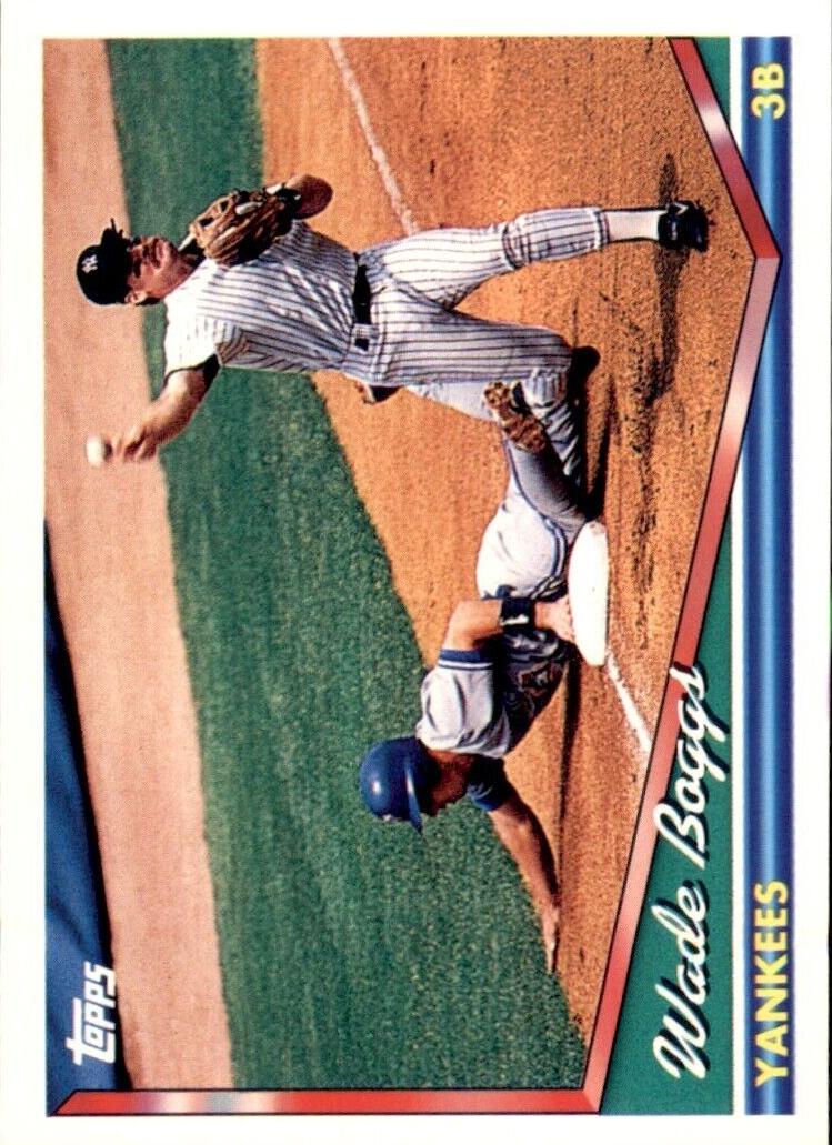 1994 Topps Baseball Wade Boggs #520