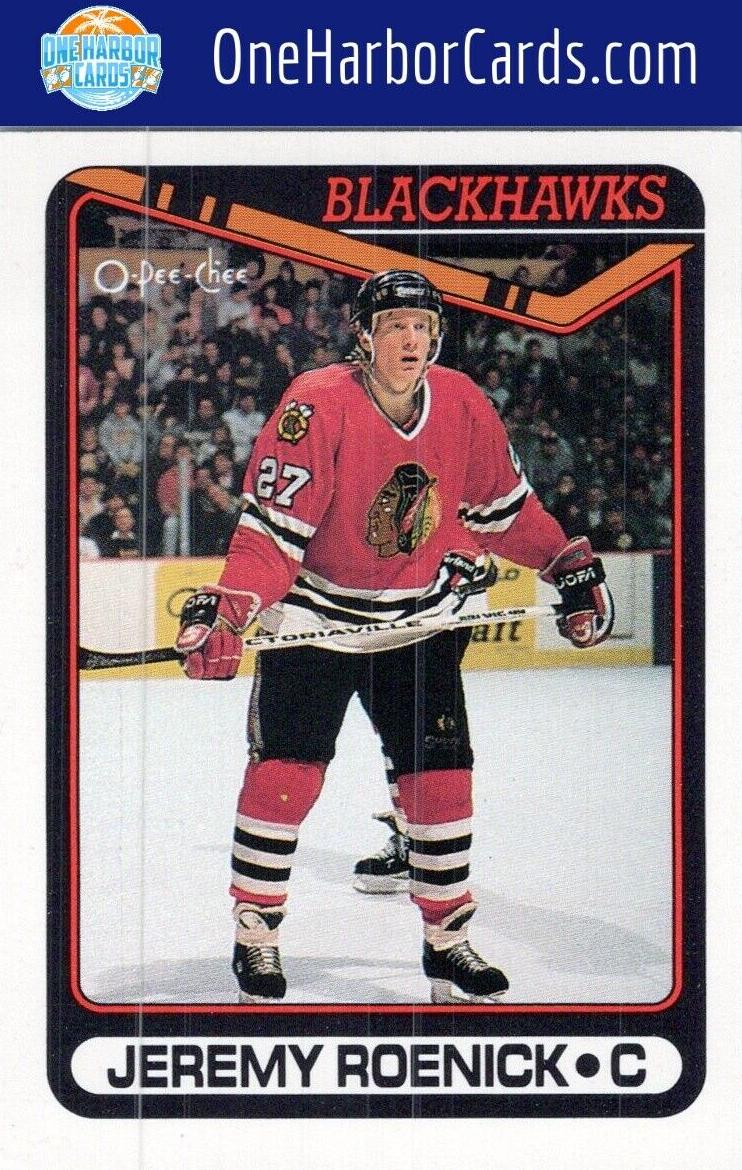 1990 O-Pee-Chee Hockey Jeremy Roenick #7 PSA 10
