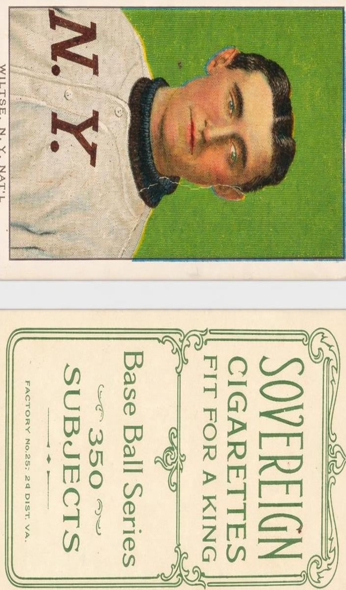 1909-11 T206 Baseball Portrait - No Cap Hooks Wiltse #NNO