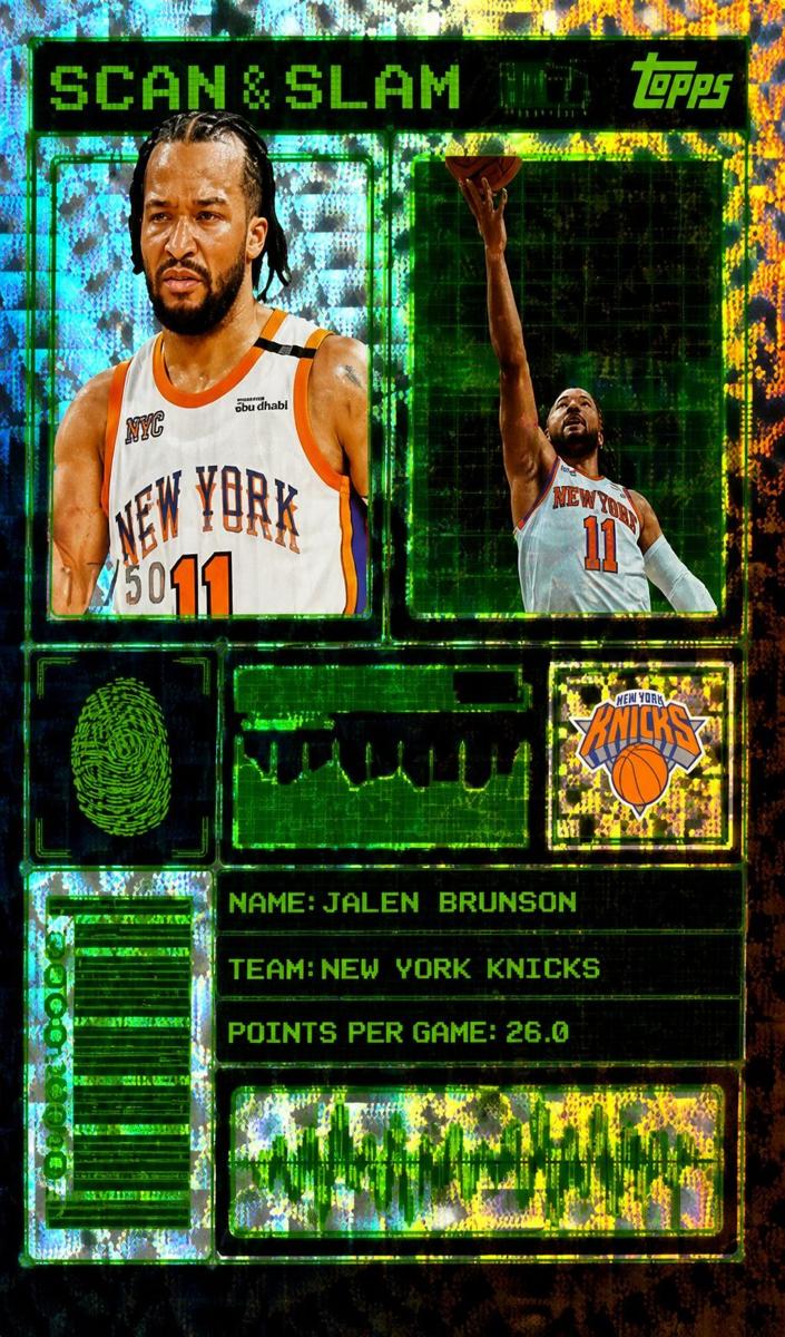 2025 Topps Basketball Flash Drop Jalen Brunson #SS-2