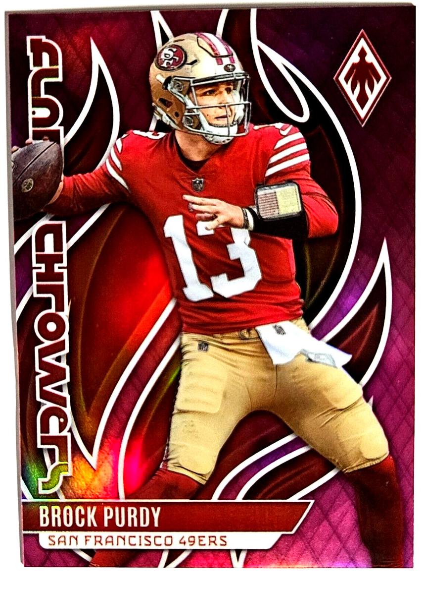 2023 Panini Phoenix Football Pink Brock Purdy #FLA-12