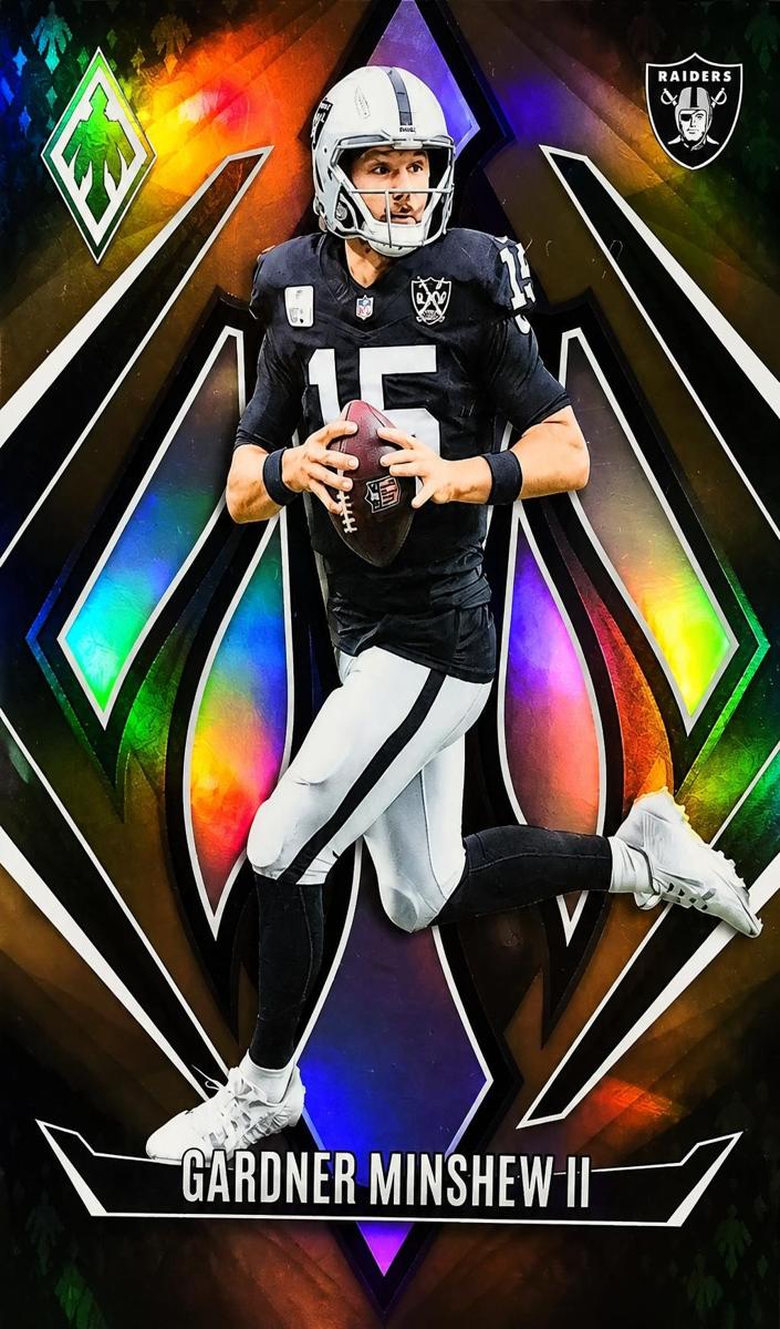 2024 Panini Phoenix Football Gold Fade Gardner Minshew II #58