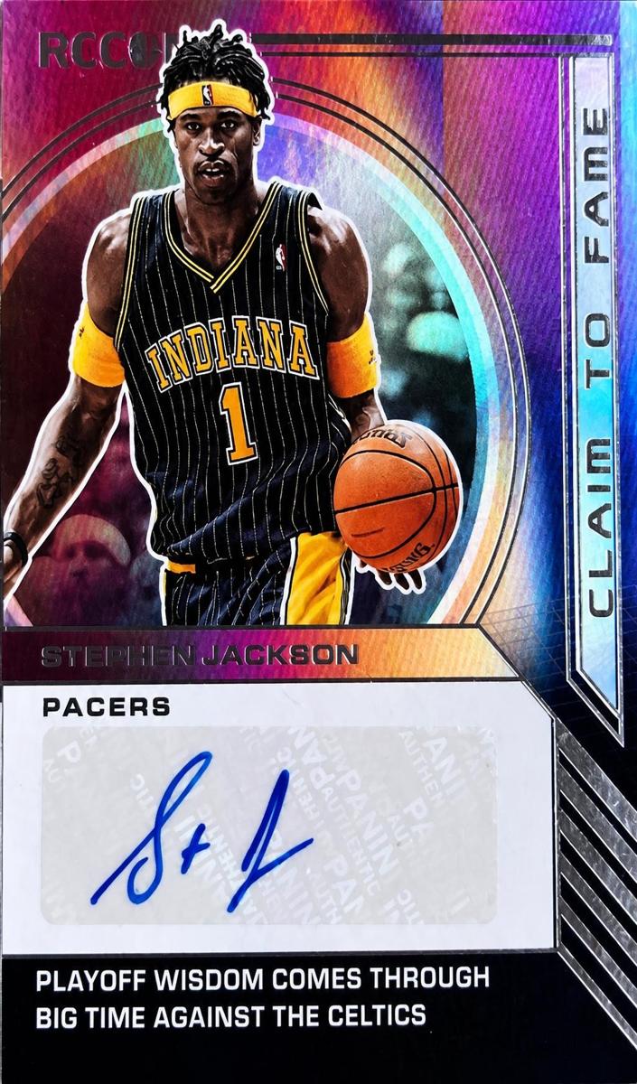 2022 Panini Recon Basketball Stephen Jackson #CFS-SJK