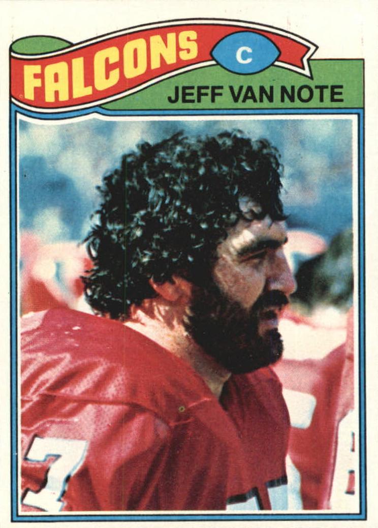 1977 Topps Football Jeff Van Note #327 PSA 9