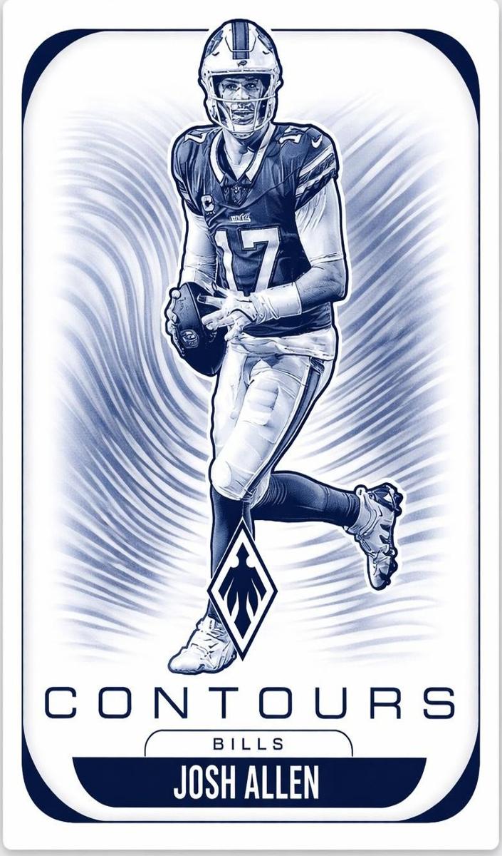 2025 Panini Phoenix Football Josh Allen #4 RAW Ungraded