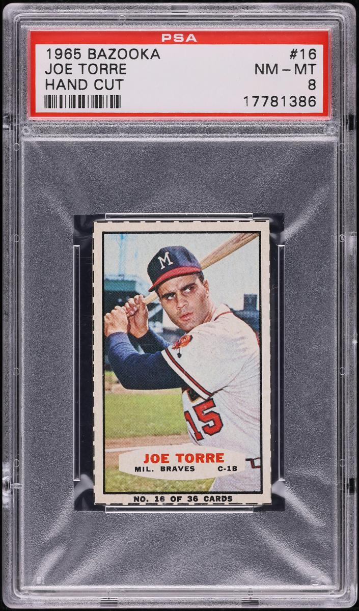 1965 Bazooka Baseball Joe Torre #16 PSA 9