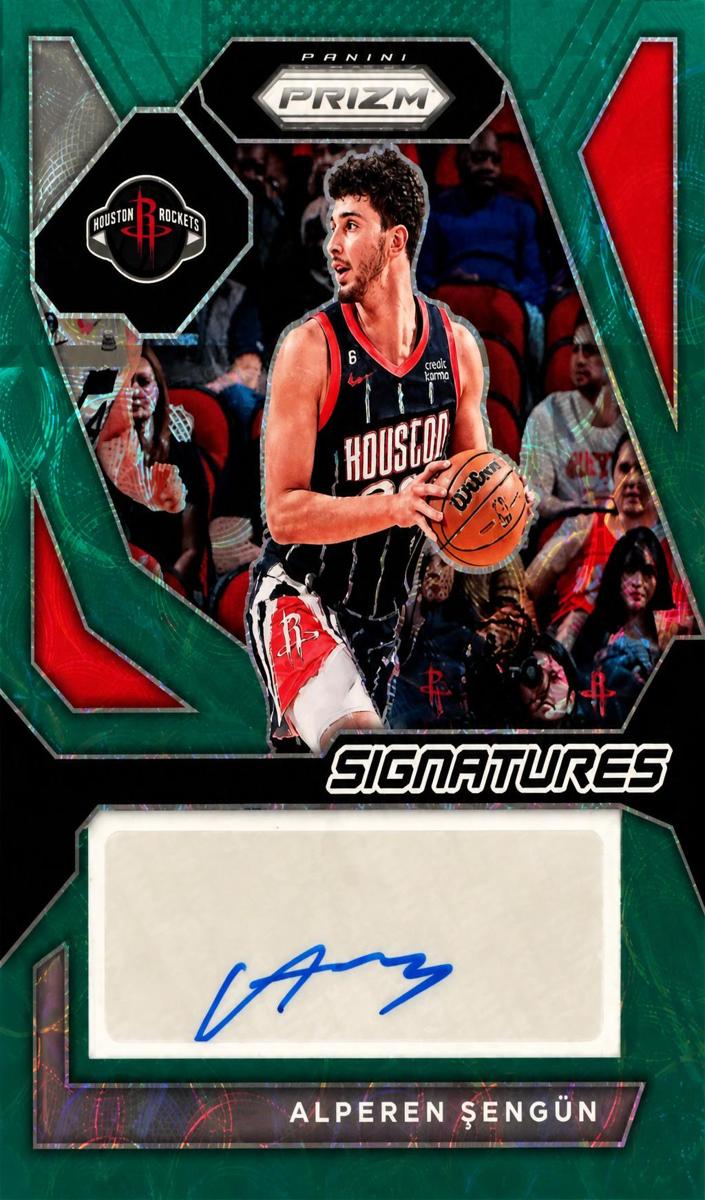 2023 Panini Prizm Basketball Choice Green Alperen Sengun #SIG-SEN PSA 10