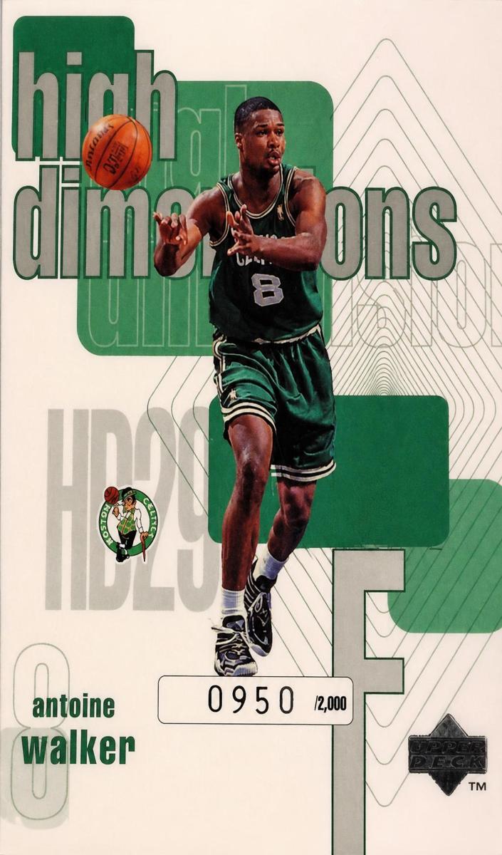 1997 Upper Deck Basketball Antoine Walker #HD29 BGS 8.5