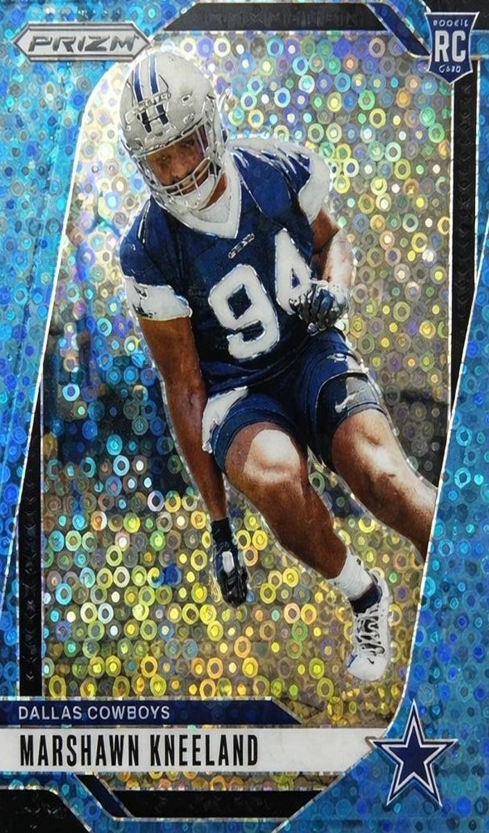 2024 Panini Prizm Football No Huddle Blue Marshawn Kneeland #373