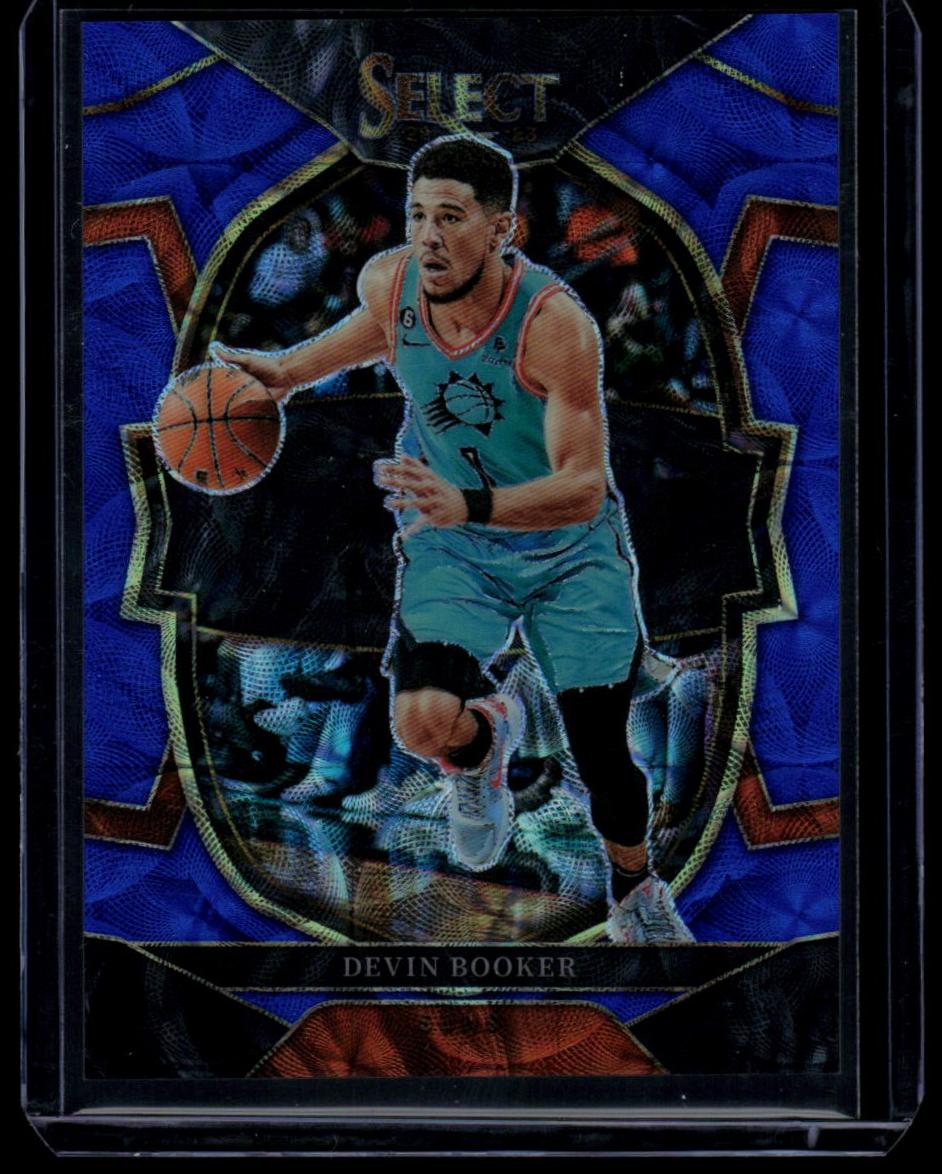 2022 Panini Select Basketball Blue Scope Devin Booker #38 PSA 9