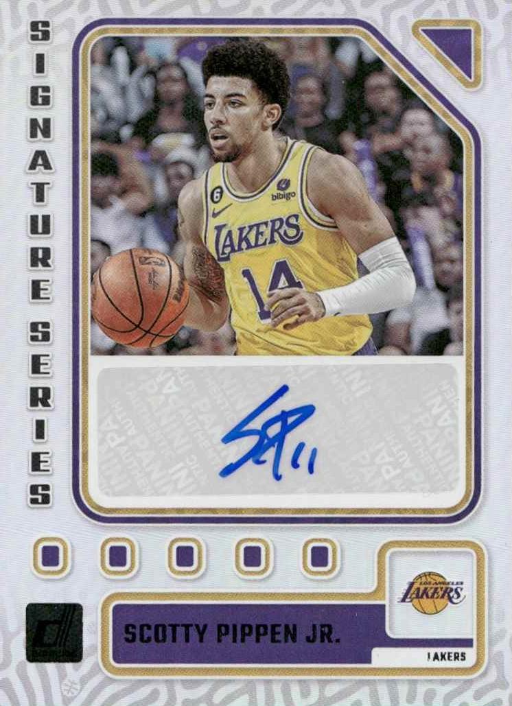 2023 Panini Donruss Basketball Scotty Pippen Jr. #SS-SPJ