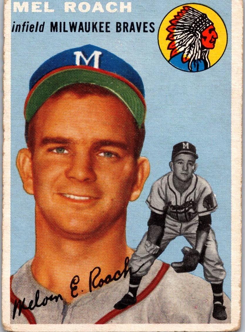 1954 Topps Baseball Mel Roach #181 PSA 6